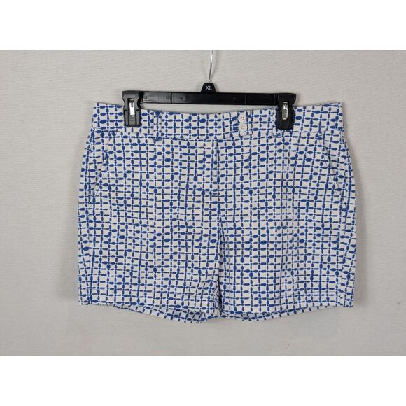 Vineyard Vines Pants - Vineyard Vines Every Day Checkered Blue and White Shorts Women's Size 8